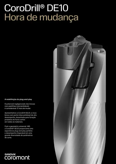 CoroDrill DE10 — Sandvik Coromant