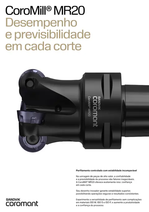 Capa: CoroMill MR20 — flyer