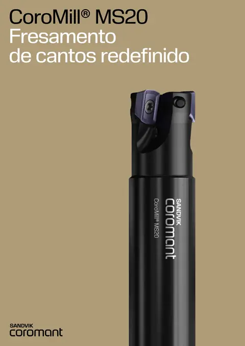 Capa: CoroMill MS20 — fresa de duas arestas versátil (folder)