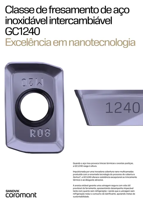 Capa: Classe GC1240 — fresamento