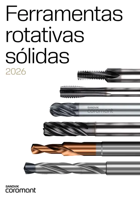 Ferramentas rotativas sólidas 2026 — Sandvik Coromant