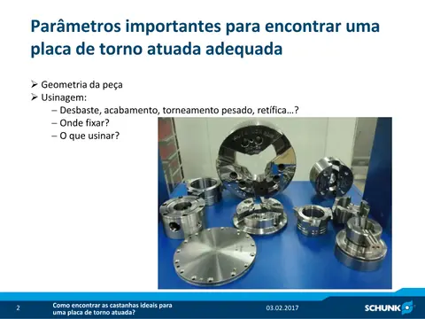 Capa: Como escolher a castanha ideal para a placa de torno