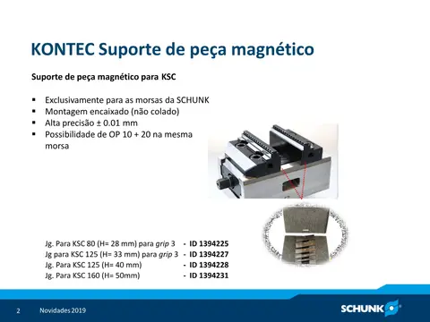 Capa: KONTEC — suporte/encosto magnético