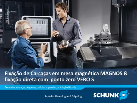 Capa: MAGNOS — exemplos: carcaças e redutores de ferro fundido