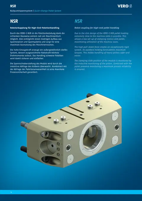 Capa: VERO-S NSR — módulos para robô e automação